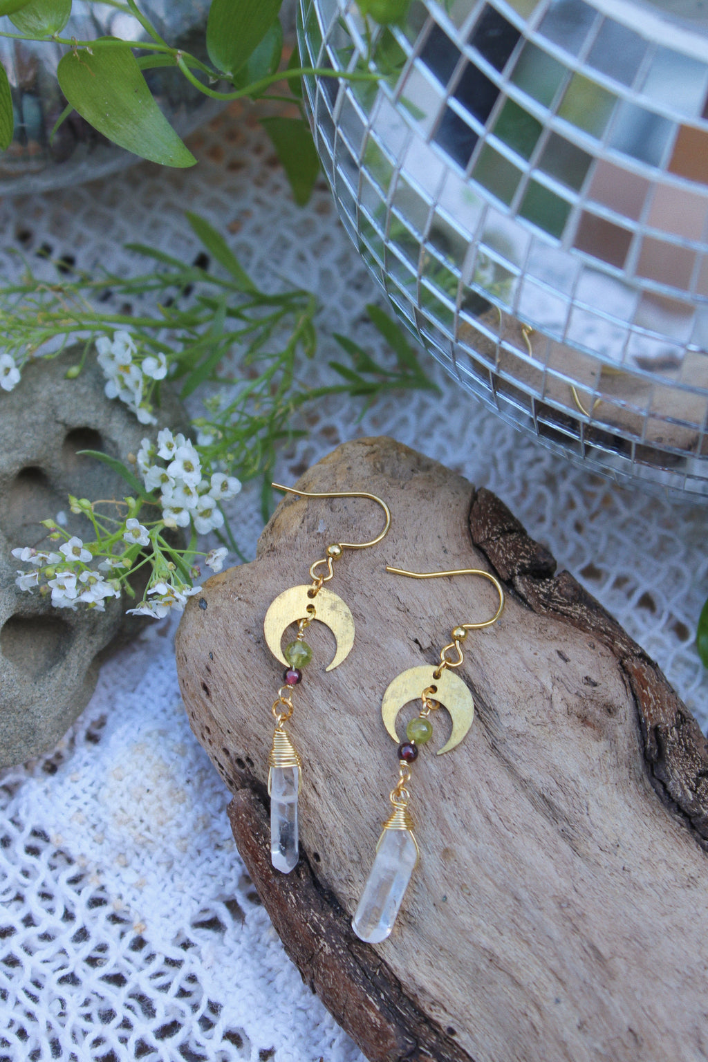 Quartz Talisman Earrings