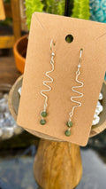 Silver Tide Jade Earrings