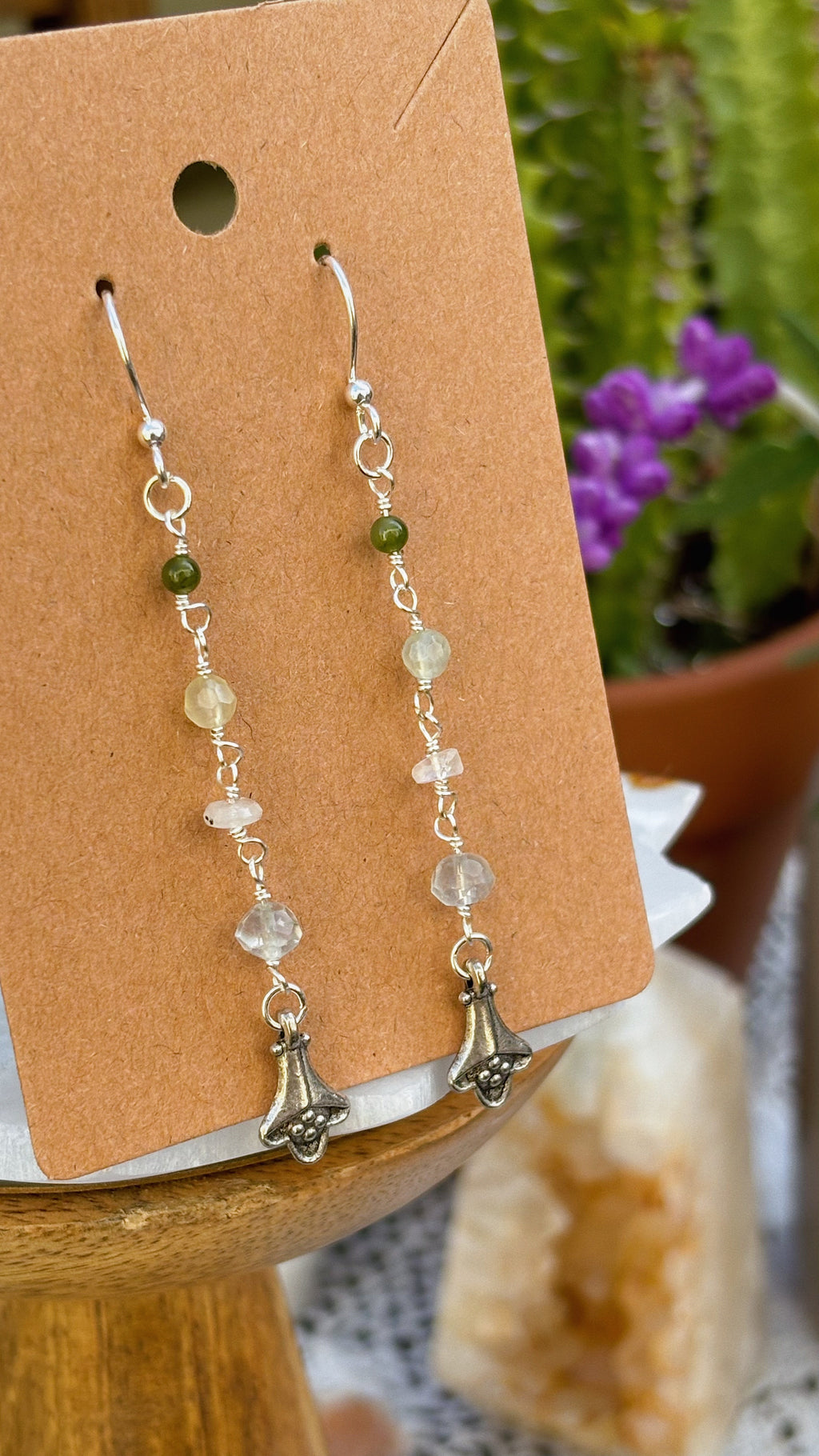 Multi-Gemstone Garden Bloom Earrings