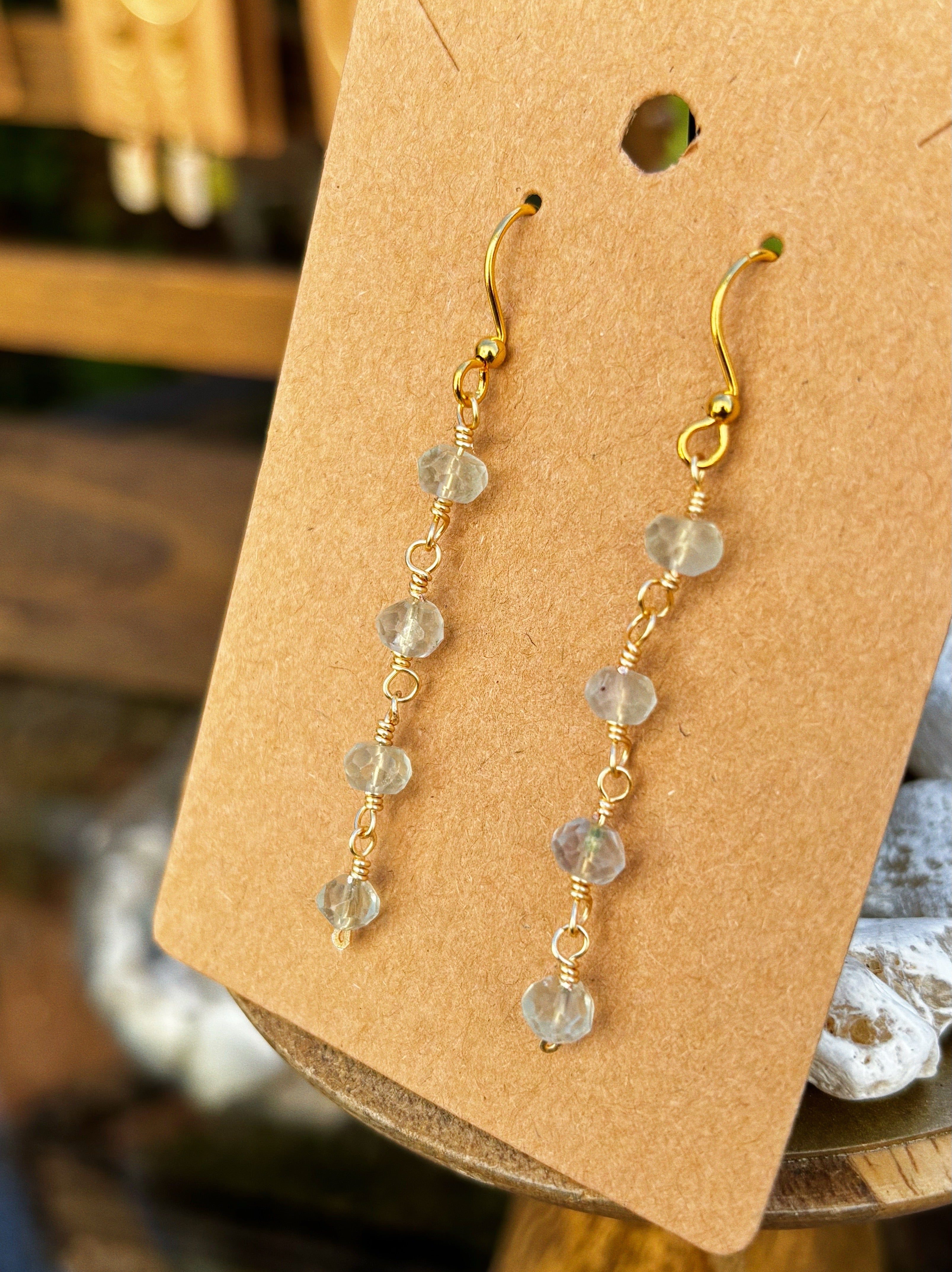 Waterfall Fluorite Earrings