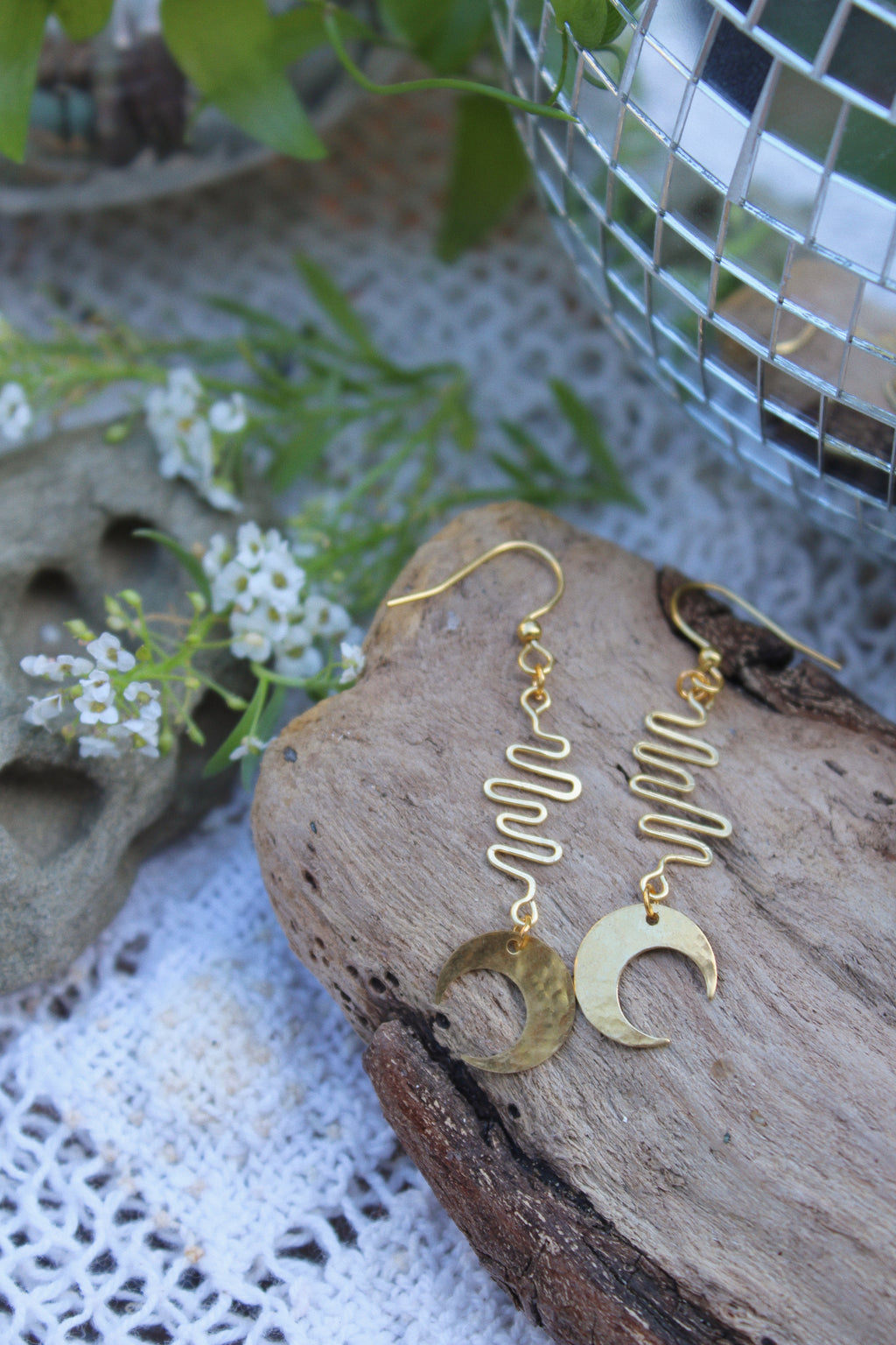 Mini Gold Tide Earrings