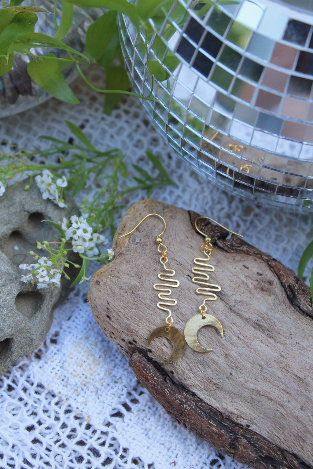 Mini Gold Tide Earrings