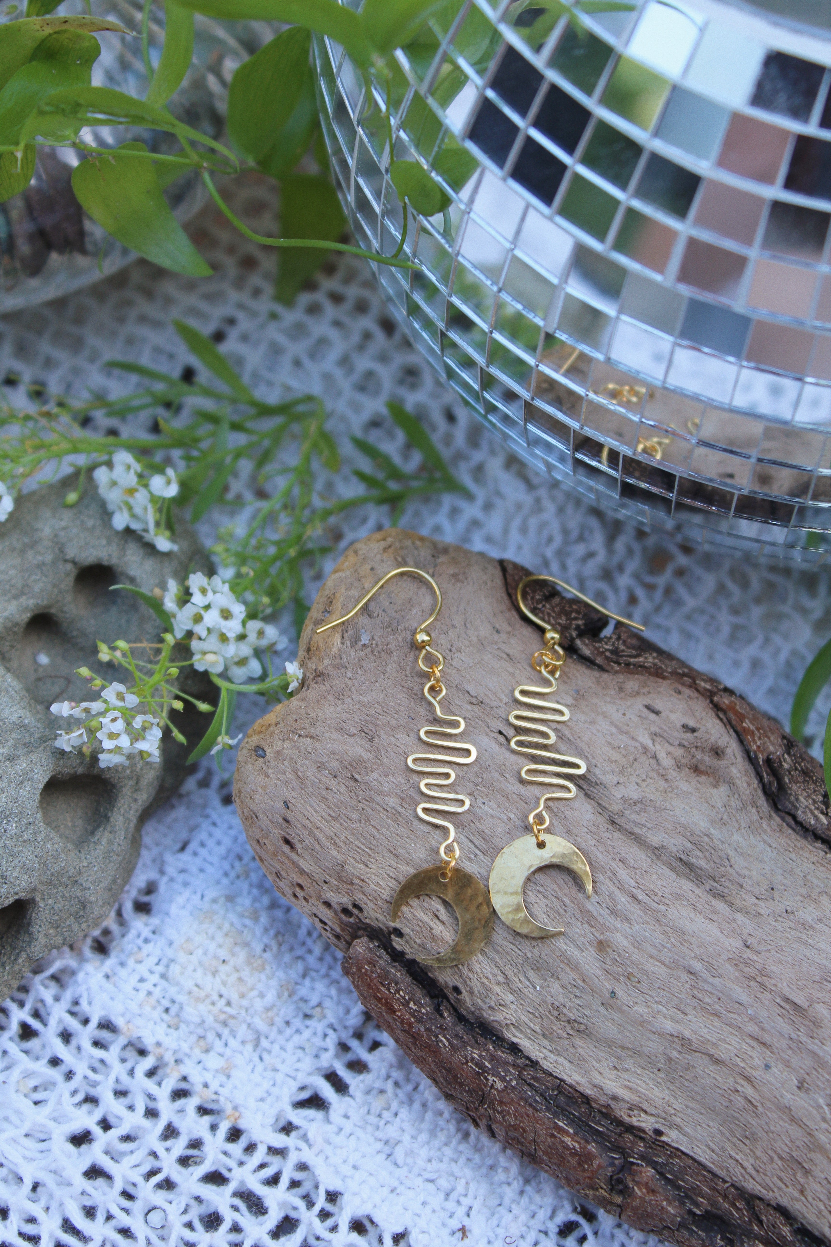 Mini Gold Tide Earrings