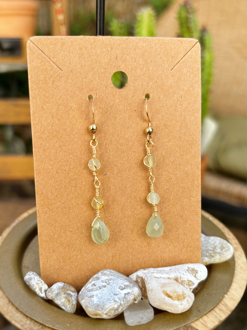 New Jade Earrings - Drops